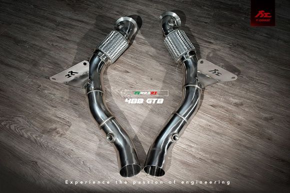 Fi Exhaust for Ferrari 488 GTB – Catless DownPipe.
