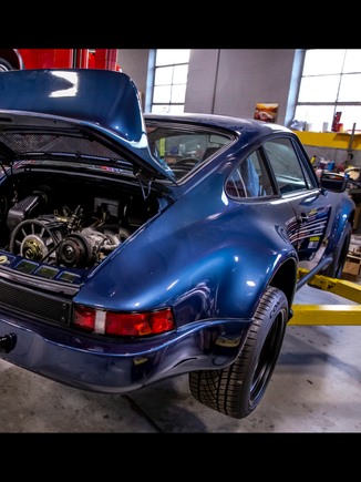 86 M491 bare metal respray to Petrol Blue