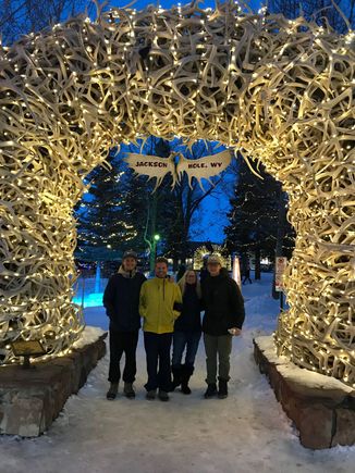 Our first night in Jackson, WY - what a fabulous old town to visit