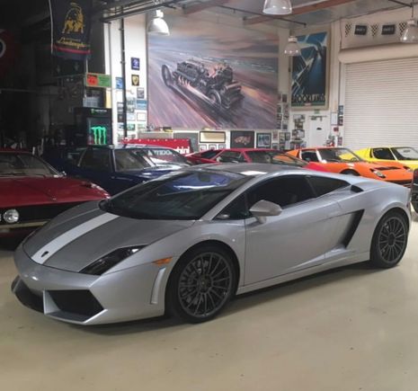 At Jay Leno's garage