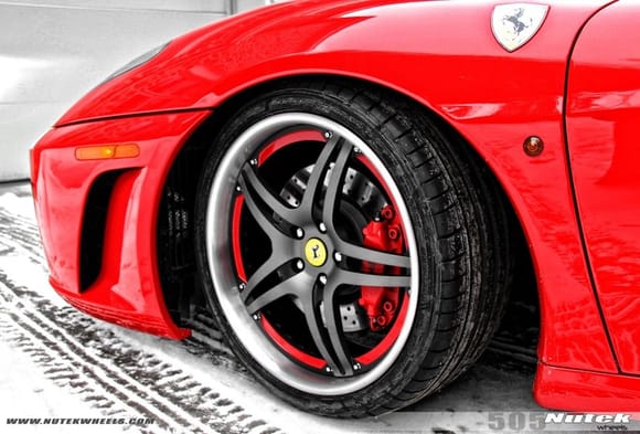 Nutek Forged Wheels 505 Ferrari F430 www.nutekwheels.com