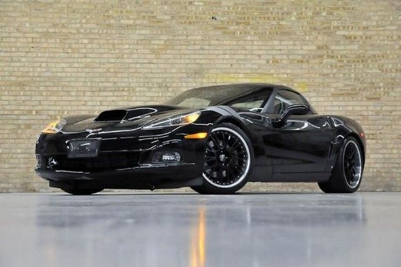 07 vette superchgd black