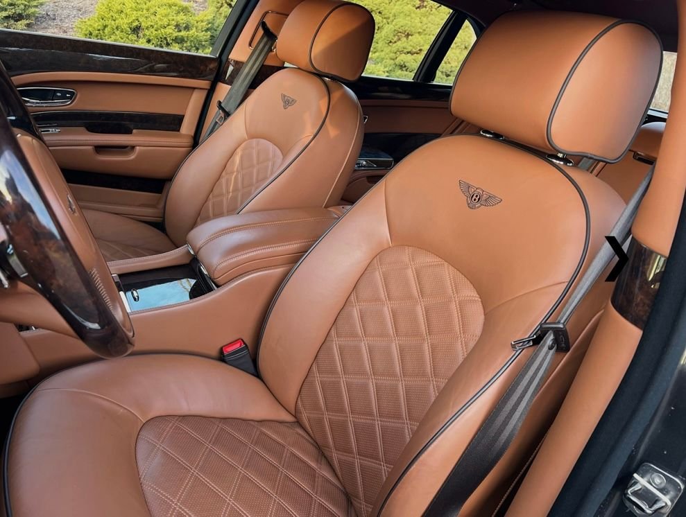 Saddle with burnt oak