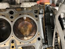 Bolt bounced around the cylinders and destroyed it. 