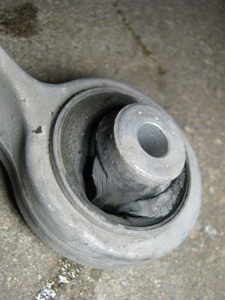 Torn Front Suspension Bushing from too much Torque!