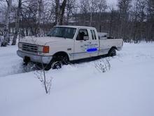 headed up to the cabin i have 35" 10 ply toyo M/T tires on my truck short dual ram-intake, full 3" exhaust with flow-master mufflers, big block 460 multi port fuel injection