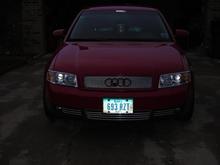 Chrome headlight accents