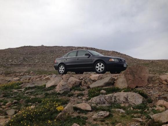 Roughly 14,000 ft