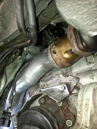 Audi 4.2 downpipe 3