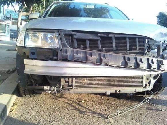 78 year old lady fell asleep at the wheel while my car was parked along the curb. She drove a 2007 Lexus RX330 and totaled it. She had a concussion and 4 broken ribs.