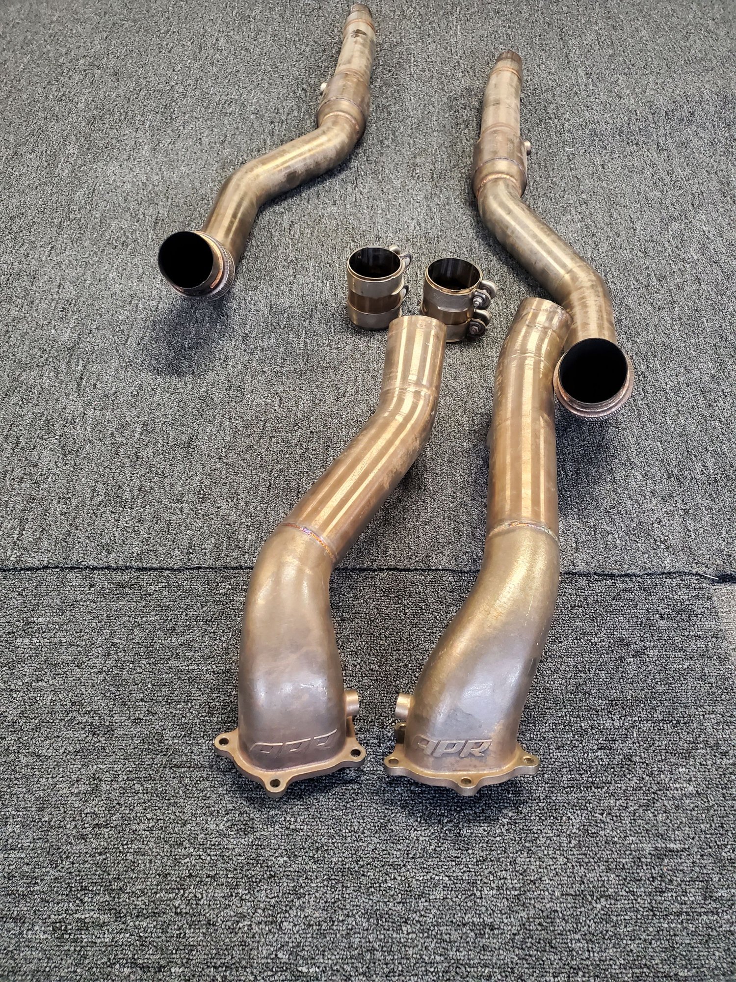 Used APR cast catted downpipes exhaust system Audi 4.0 AudiWorld Forums