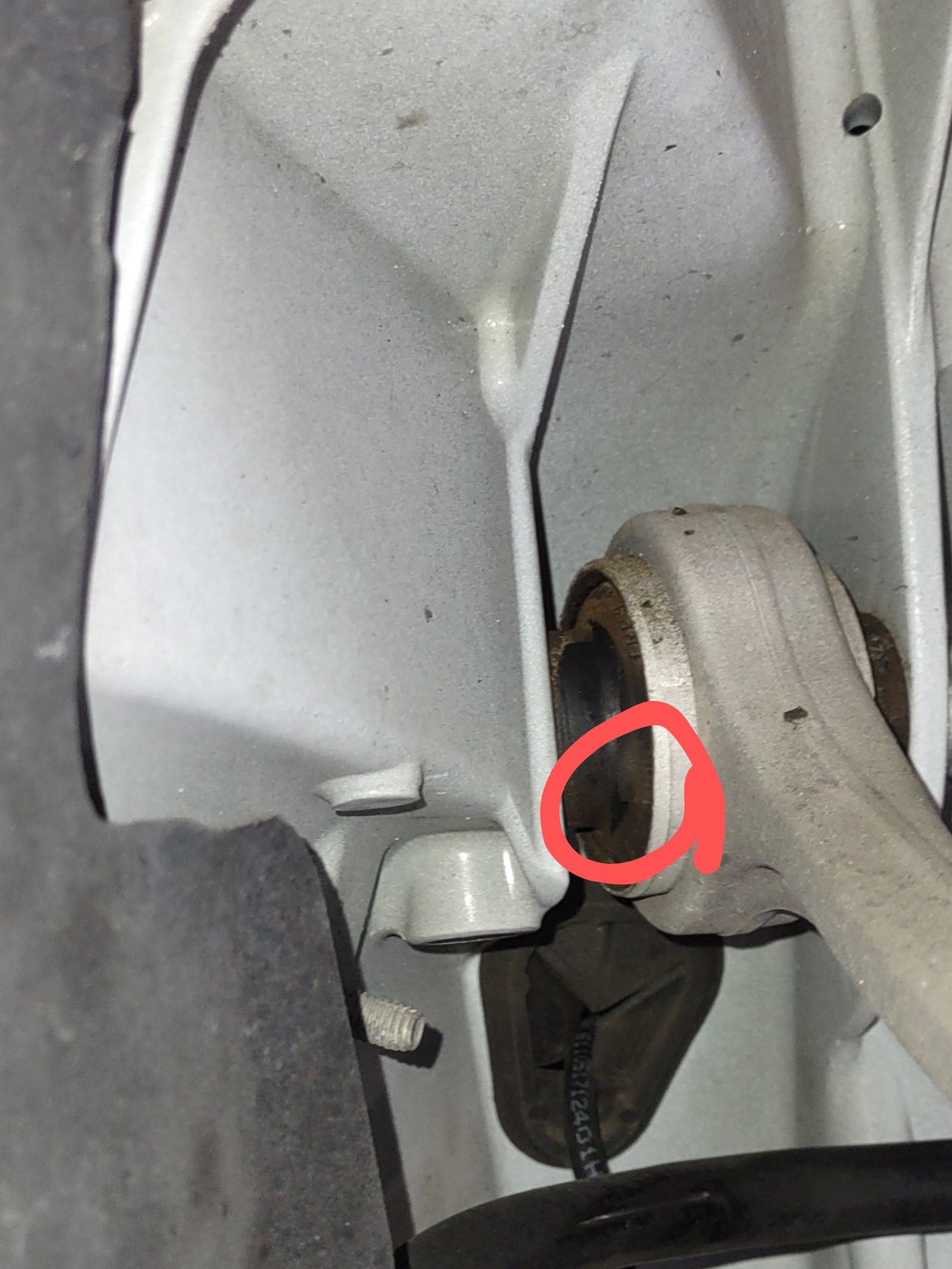 Audi a4 control arm bushing outlet replacement