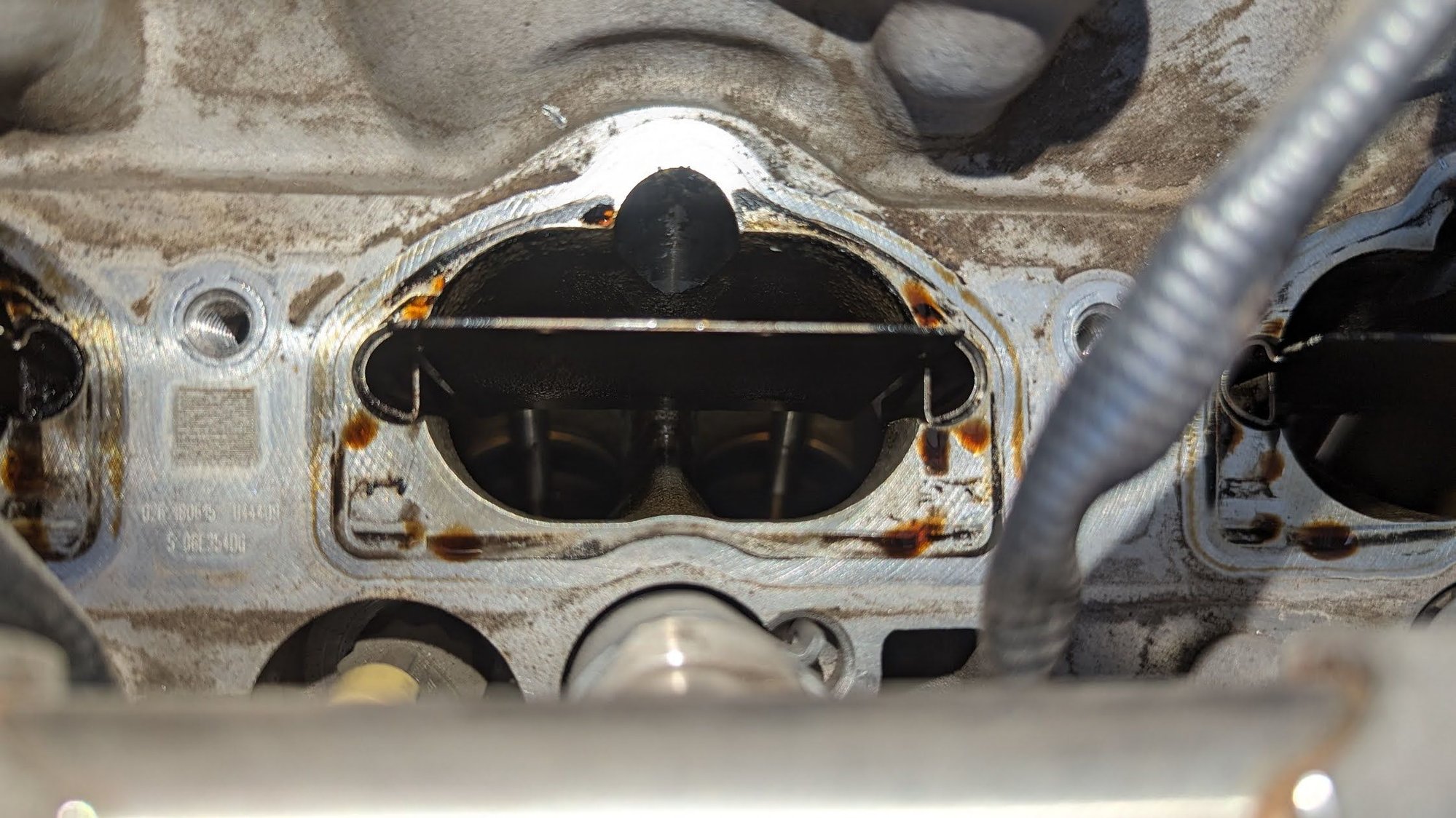 Coolant Leak woes Seal gone on coolant pipe in valley. Pic Request