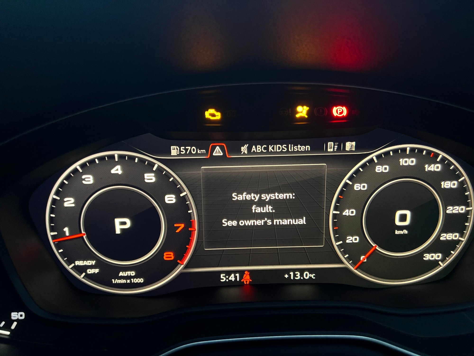 Engine & airbag light on Safety System fault AudiWorld Forums