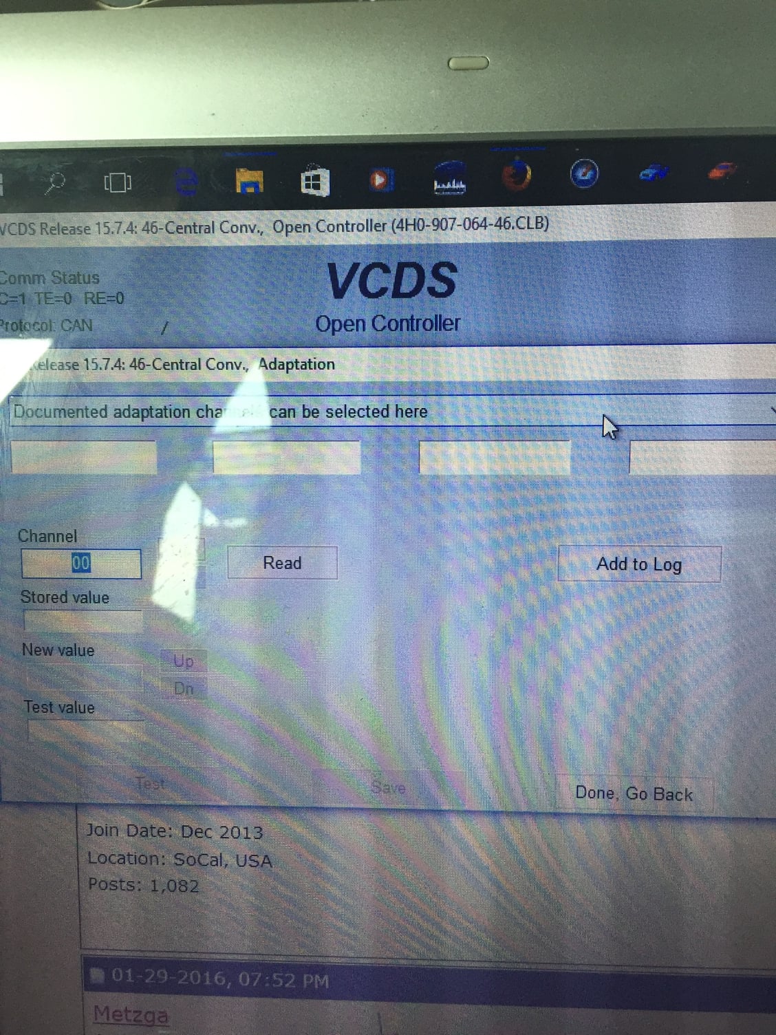no response from controller vcds