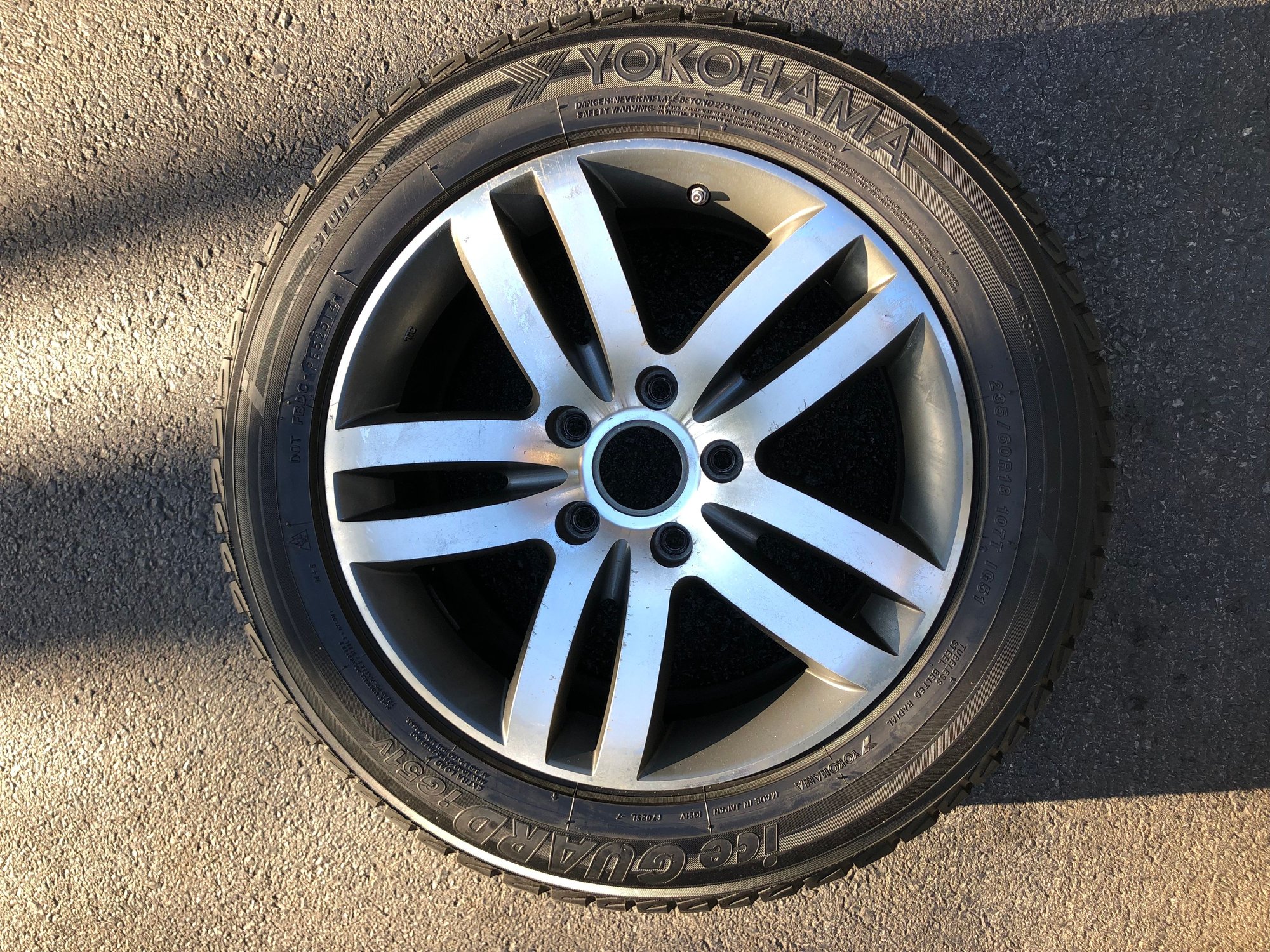 Wheels and Tires/Axles - Audi Q7, Porsche Cayenne, VW Touareg 18 inch Wheels and Snow Tires - Used - -1 to 2027  All Models - -1 to 2027  All Models - -1 to 2027  All Models - Nowhere, NY 11111, United States
