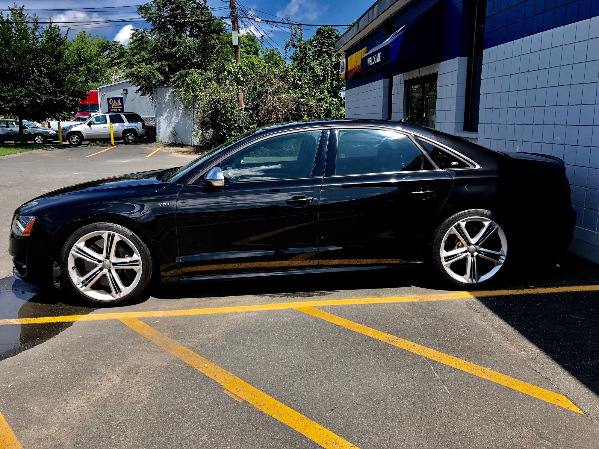 audi chrome trim to black