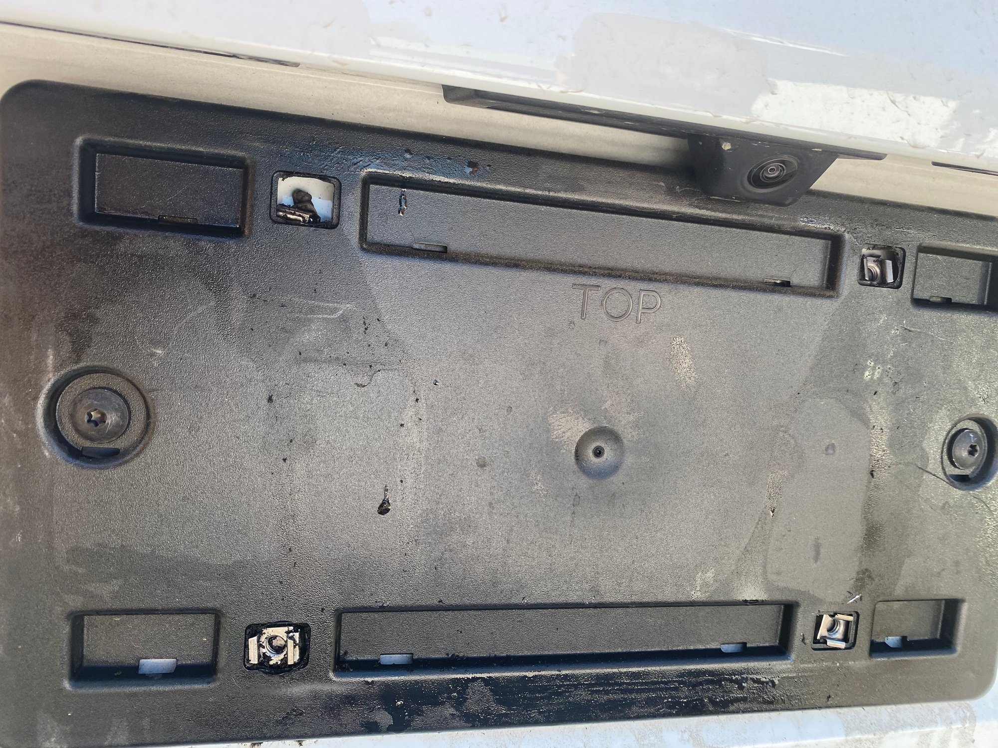 Rear license plate brackets AudiWorld Forums