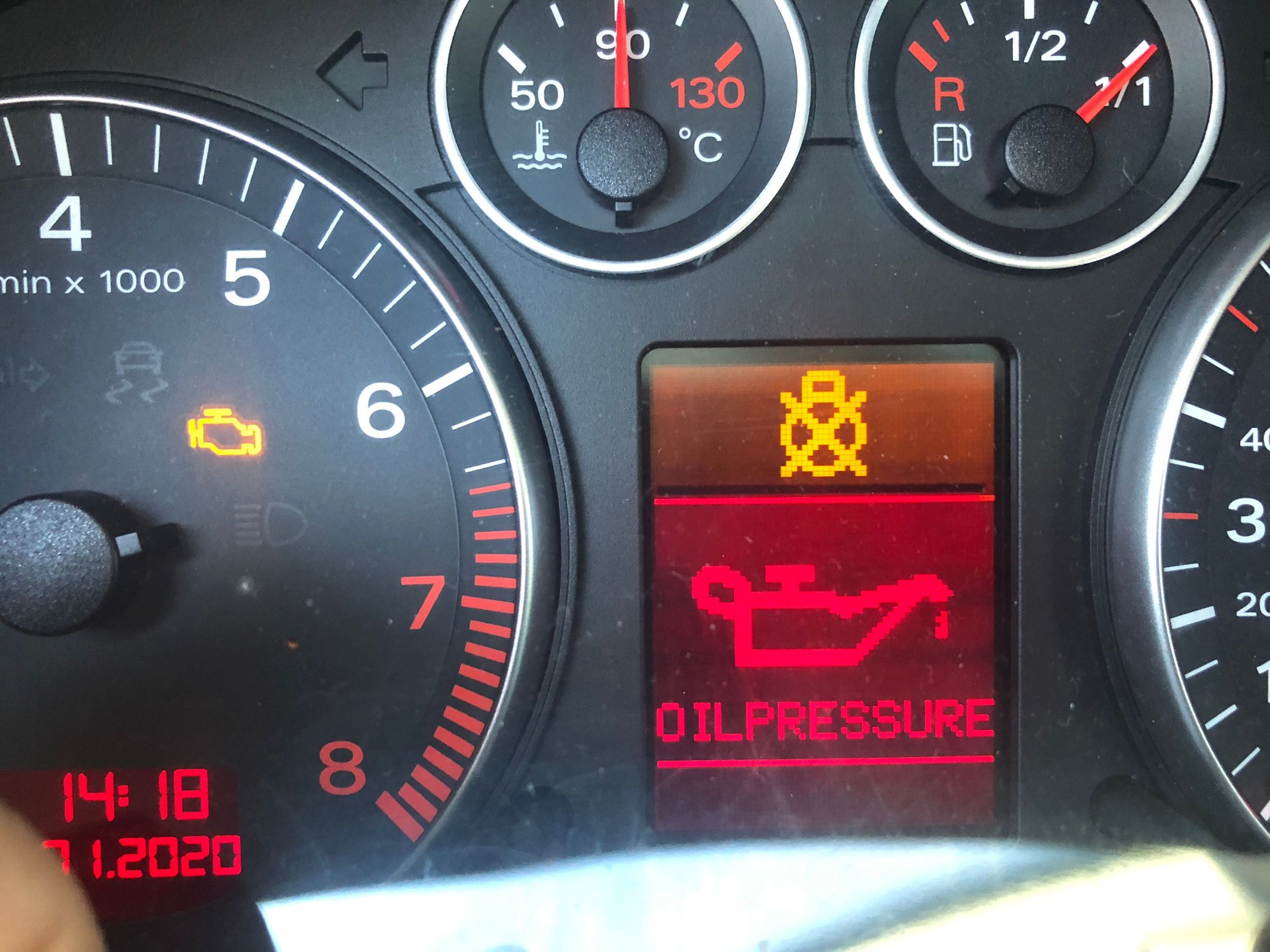 Emissions light on AudiWorld Forums