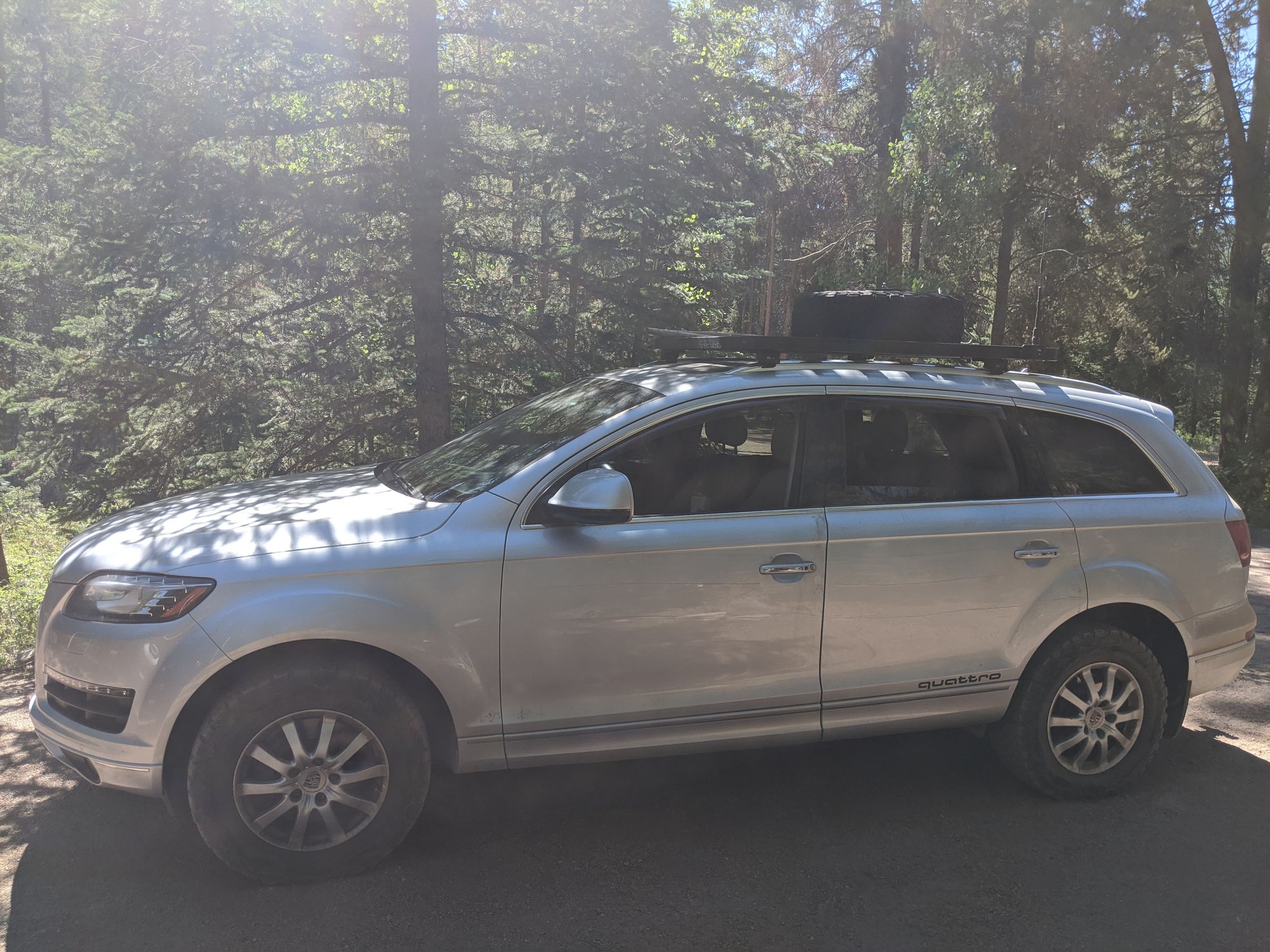 Q7 Spare tire on roof AudiWorld Forums