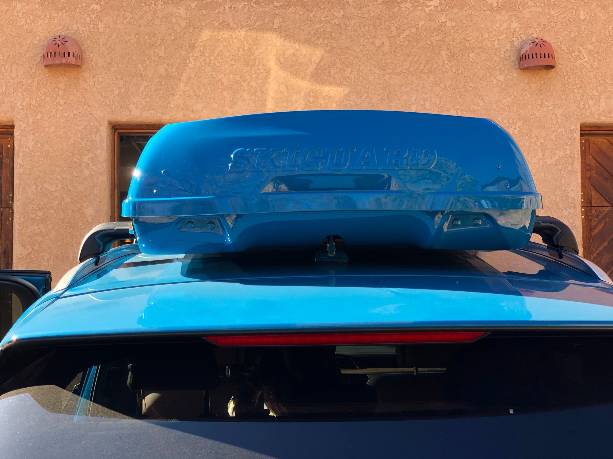 Etron with Skiguard roof box AudiWorld Forums