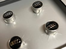Audi Sport valve stem caps...$20 + shipping.