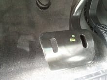 Here is the break pedal without its rubber cover.