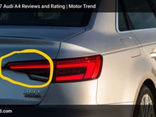 The circled portion of the B9 A4/A5 twilight just looks bad to my eyes. I don't know what they were trying to do with the odd surface angles in the lower edge, but it just looks weak and half baked. I would very disappointed if they don't redesign the trunklid portion of the taillights for the facelift.