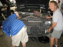 Greg and Robin work on the Allroad