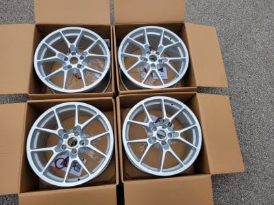 Wheels and Tires/Axles - bnib 18x9 with 40 offset Neuspeed rse10 silver in color - New - All Years  All Models - Muskegon, MI 49441, United States