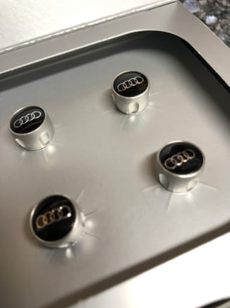 Audi Sport valve stem caps...$20 + shipping.