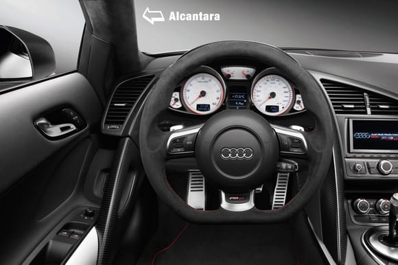 Alcantara is still offered in the R8, A8 the S-models.  It is still available for the Q7, you just have to ask for it.
