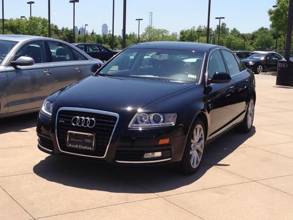 My Audi on the dealers lot!