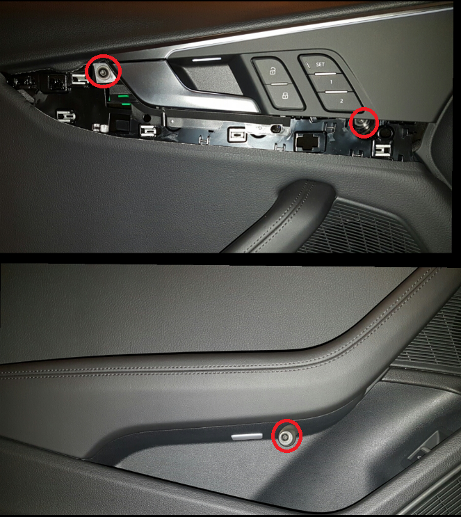 DIY Add red door warning light and remove door panel B9 A4 AudiWorld Forums