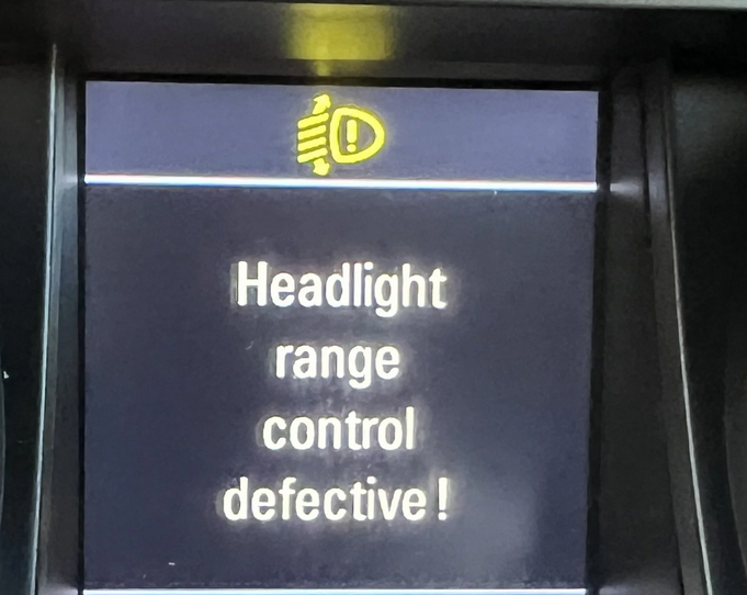 Headlight range control defective issue AudiWorld Forums