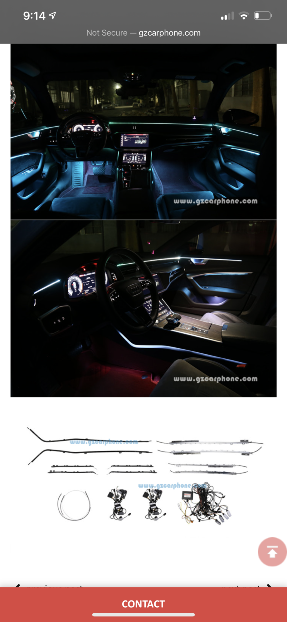 Led Interior Illumination + Advanced (multicolour) Ambient Light - Car  Terms