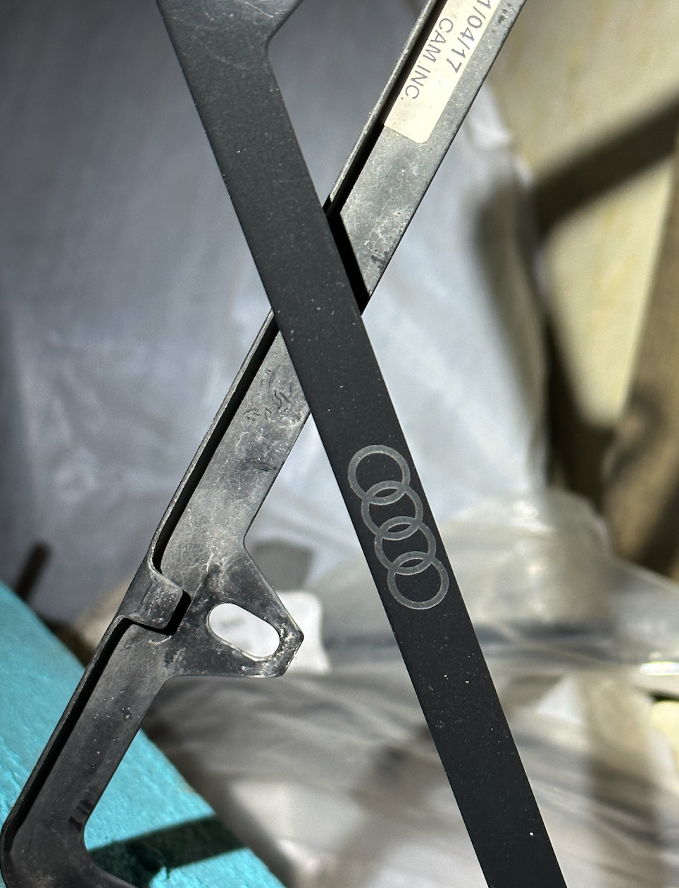 Genuine Audi License Plate Frame AudiWorld Forums