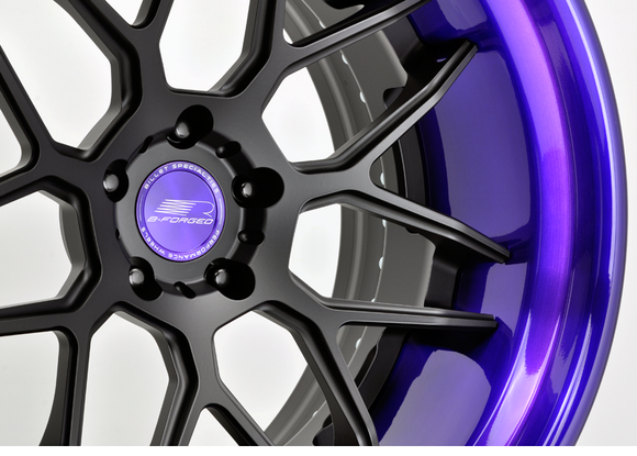 B-Forged 767SL Matte Black with Polished Gloss Purple Outer