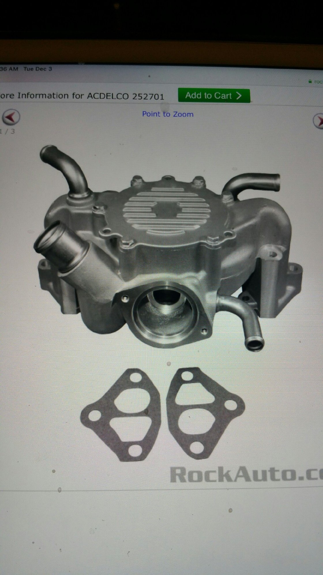 Z28 LT1 5.7 water pump Message Board