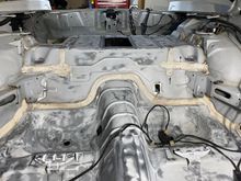 Inside had some light surface rust so I got those areas hard.  Cleaned, prepped, painted with POR15.