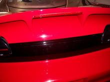 filled in rear bumper panel
