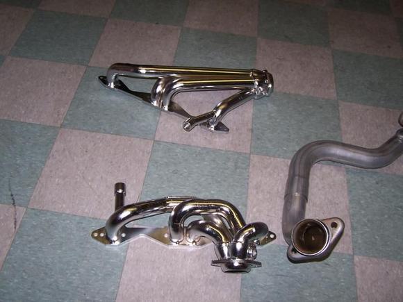 Headers and y pipe