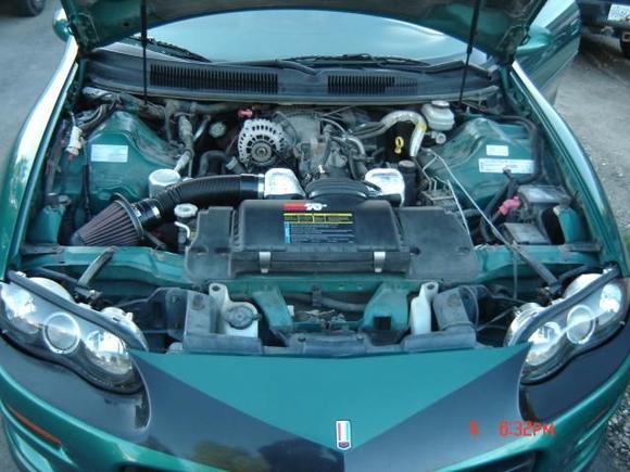 Custom air intake built by me.