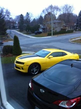Matts Genesis and my Camaro