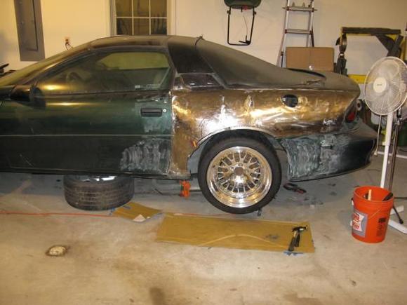 Fender lip won't be final until I get Eibach springs on it, and decide on the stance and how much gap I want.