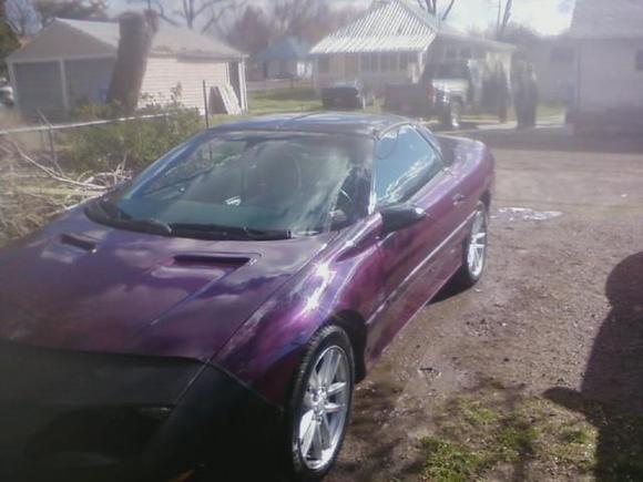 its purple but i will beat some ass!!!