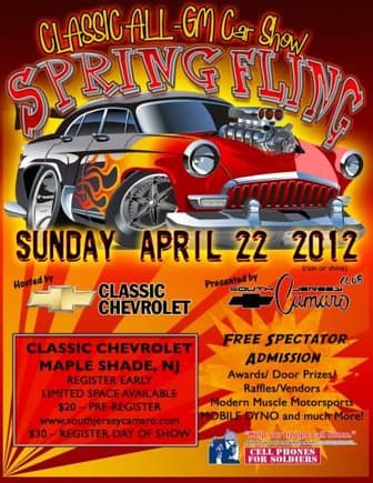 South Jersey Camaro Club - All-GM Classic Spring Fling Car Show