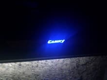 Blue LED Camry Door Sills on all 4 doors