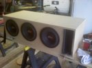 3 powerbass s-10d4x's in a ported box