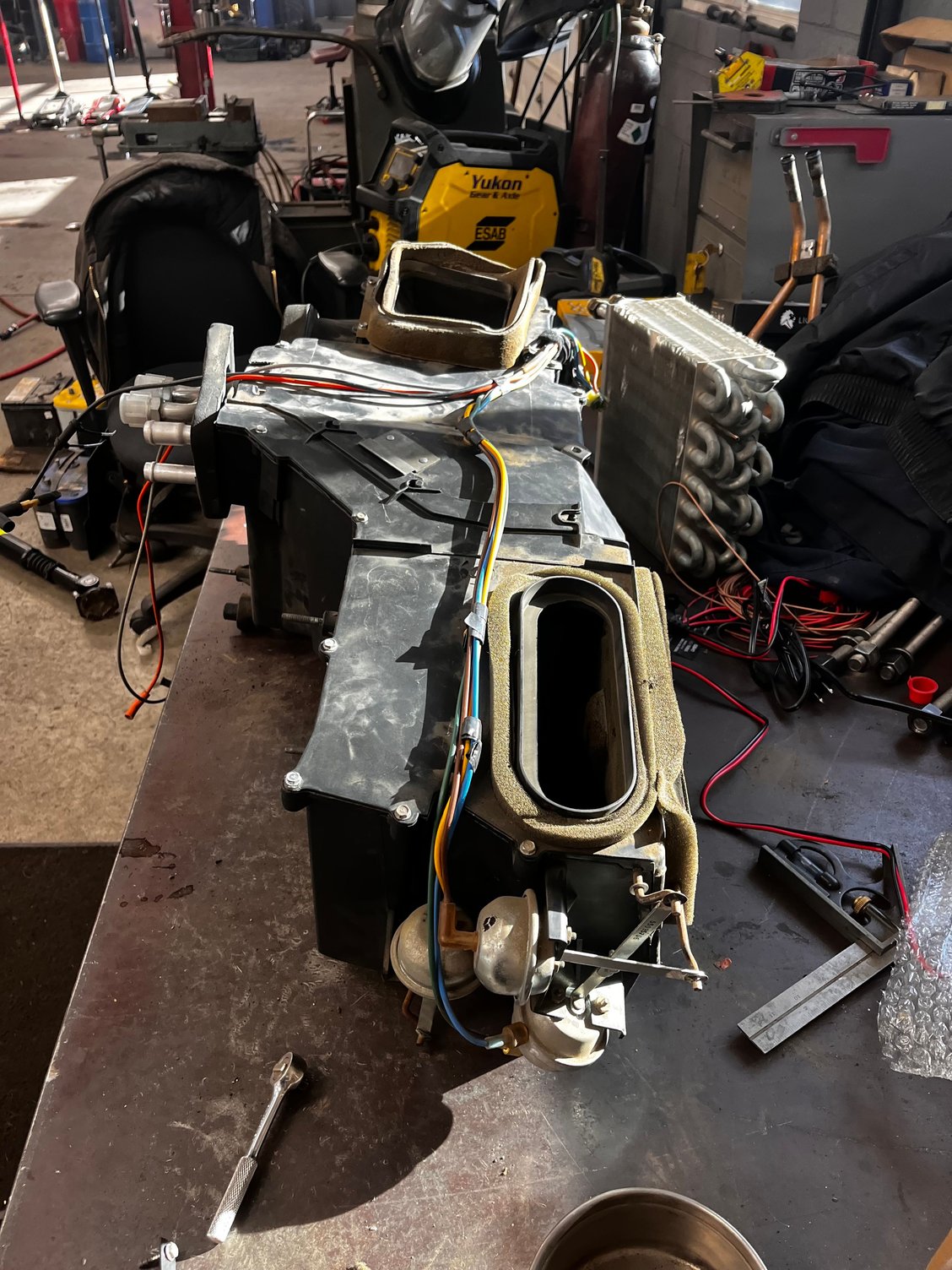 Rebuilt the entire heating and ac system.